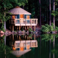 Stunning Resort Yurt Rental on the Lake
