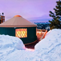 Rustic Glamping yurt rental