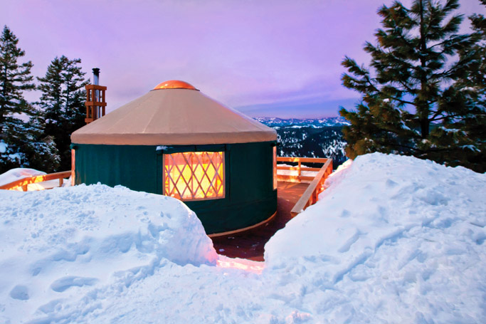Rustic Glamping yurt rental