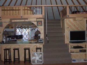 Loft above kitchen