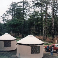 The first yurts in Oregon State Parks