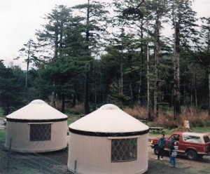 The first yurts in Oregon State Parks