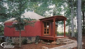 Exterior of Rosa Lee's Yurt Exterior of Rosa Lee's Yurt