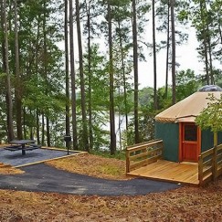 Yurt at campground