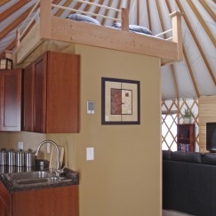 Elevated Yurt Loft