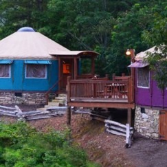 Colorful Resort Yurt Rentals