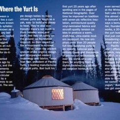 Yurt Article in Time Magazine