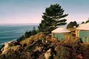 Oregon coast yurt rental.