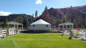 Whitestone Winery Yurt in Washington