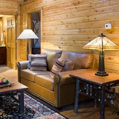 Yurt interior