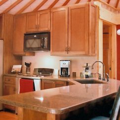 how to make a yurt kitchen