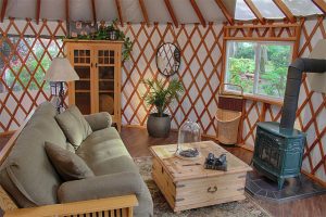 pacific yurt wood burning stove