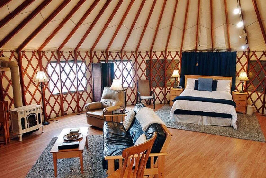 Location Spotlight Yurt in Arkansas Pacific Yurts