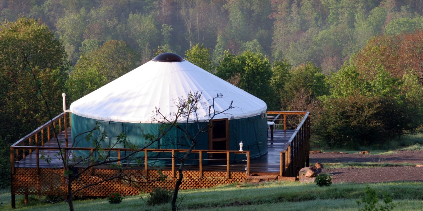 Location Spotlight Yurt in Arkansas Pacific Yurts