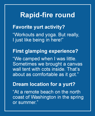 rapid fire round with three questions and answers.