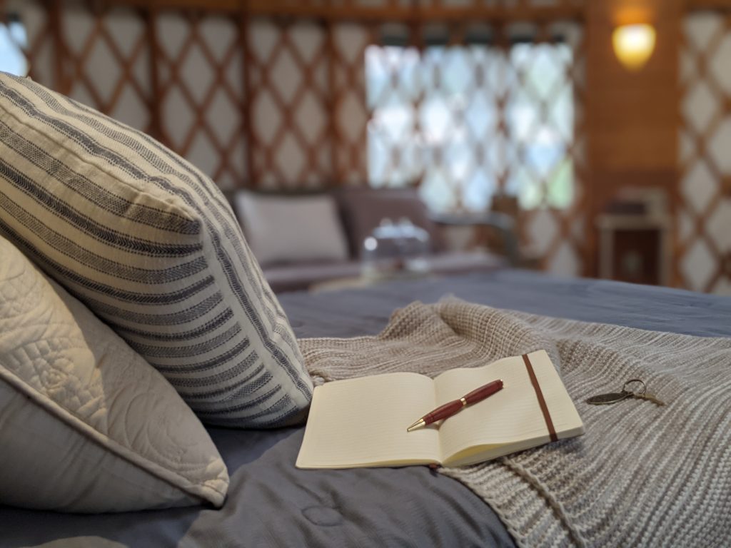 Relax and write your own happy ending - Pacific Yurts